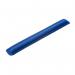 The photo shows a set of 5 Star Office wrist rests and keyboard wrist pads in a vibrant blue color. Made with gel and Lycra materials, these wrist rests are designed to be antiskid for optimal comfort while typing.