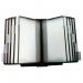 5 Star Office Wall Display Panel System Easy Mount 10 Pockets A4 FS937688