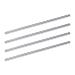 5 Star Office Risers for Letter Tray Chrome Plated 152mm [Pack 4] 938020