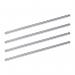 5 Star Office Risers for Letter Tray Chrome Plated 152mm (Pack of 4) FS938020