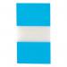 5 Star Office Standard Index Flags 25x45mm Blue (Pack of 5) FS938198