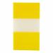 5 Star Office Standard Index Flags 50 Sheets per Pad 25x45mm Yellow (Pack of 5) FS938209