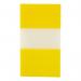 5 Star Office Standard Index Flags 50 Sheets per Pad 25x45mm Yellow (Pack of 5) FS938209