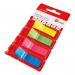 5 Star Office Index Flags 4 Solid Colours 12x45mm 40 Flags per Colour Assorted [Pack 5] 938225