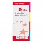 5 Star Office Index Flag Neon Four Colour (Pack of 5) FS938229