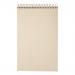 5 Star Eco Shorthand Pad Wirebound 70gsm Ruled 160pp 127x200mm Green & Buff [Pack 10] 938287