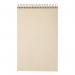 5 Star Eco Shorthand Pad Wirebound 70gsm Ruled 160pp 127x200mm GreenBuff (Pack of 10) FS938287