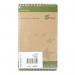 5 Star Eco Shorthand Pad Wirebound 70gsm Ruled 160pp 127x200mm GreenBuff (Pack of 10) FS938287