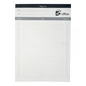 5 Star Things To Do Today Pad A4 80 Sheets 938295 FS938295
