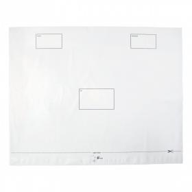 5 Star Elite Envelopes Waterproof Polythene PeelSeal Opaque 600x430mm 50mm Flap (Pack of 100) FS938519