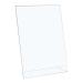 5 Star Office Sign Holder Portrait Slanted A4 Clear  938546