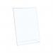 5 Star Office Sign Holder Portrait Slanted A4 Clear FS938546
