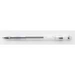 5 Star Office Roller Gel Grip Pen 1.0mm Tip 0.5mm Line Black [Pack 10] 938667