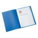 5 Star Office Display Book Soft Cover Lightweight Polypropylene 10 Pockets A4 Blue 938799