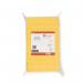The photo showcases 5 Star Cloths and Wipes, specifically their Wave Line Mid-weight Cleaning Cloth. The cloth measures 500x300mm and comes in a vibrant yellow color. A pack of 50 is shown in the image, with each cloth weighing 40gsm. Perfect for various cleaning tasks, these cloths are a must-have for any cleaning arsenal.