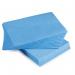 5 Star Facilities Cleaning Cloths Anti-microbial Heavy Duty 76gsm 500x300mm Blue (Pack of 25) FS939321