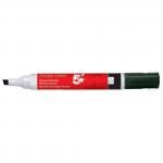 5 Star Office Drywipe Marker Xylene/Toluene-free Chisel Tip 2-5mm Line Black (Pack of 12) FS939948