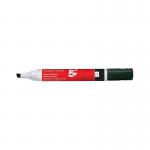 5 Star Office Drywipe Marker XyleneToluene-free Chisel Tip 2-5mm Line Black (Pack of 12) FS939948