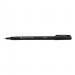 5 Star Office Permanent Marker Fine Tip 0.5mm Line Black [Pack 10] 939949