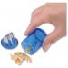 5 Star Office Pencil Sharpener Plastic Canister Two Hole Maximum Diameter 8/11mm Blue (Pack of 10) FS939972