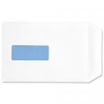 5 Star Eco Envelopes Recycled Pocket Self Seal Window 90gsm C5 229x162mm White (Pack of 500) FS940406