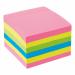 5 Star Office Extra Sticky Re-Move Notes Pad of 90 Sheets 76x76mm Assorted Neon (Pack of 6) FS940570