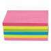 5 Star Office Extra Sticky Re-Move Notes Pad of 90 Sheets 76x127mm 4 Assorted Neon Colours [Pack 6] 940576