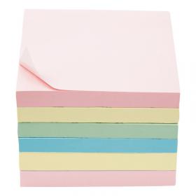 5 Star Extra Sticky Notes Repositionable 76x76mm Assorted Neon (Pack of 6) 940584 FS940584