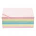 5 Star Office Extra Sticky Re-Move Notes Pad of 90 Sheets 76x127mm 4 Assorted Pastel Colours [Pack 6] 940589