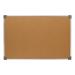 5 Star Office Cork Board with Wall Fixing Kit Aluminium Frame W900xH600mm 940597