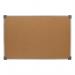 5 Star Office Cork Board with Wall Fixing Kit Aluminium Frame 900x600mm FS940597