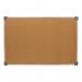 5 Star Office Cork Board with Wall Fixing Kit Aluminium Frame 900x600mm FS940597