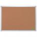 5 Star Office Cork Board with Wall Fixing Kit Aluminium Frame 1200x900mm FS940600