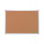 5 Star Office Cork Board with Wall Fixing Kit Aluminium Frame 1200x900mm FS940600