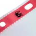 5 Star Office Punched Pocket Polypropylene Reinforced Red Strip Top Opening A4 Clear (Pack of 25) FS940649