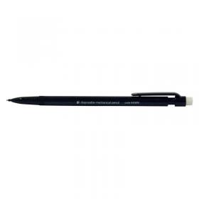 5 Star Office Mechanical Pencil Retractable Disposable with 0.7mm Lead Black Barrel (Pack of 10) FS940694