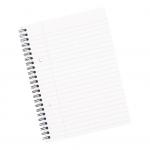 5 Star Office Notebook Wirebound Ruled Margin Perforated 2 Holes 100pp A5+ Red/White (Pack of 10) FS942598