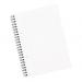 5 Star Office FSC Notebook Wirebound 70gsm Ruled with Margin Perf Punched 2 Holes 100pp A5+ Red & White [Pack 10] 942598