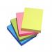 5 Star Repositionable Notes 70gsm 100 Sheets 38x51mm 4 Neon Assorted (Pack of 12) FS943351