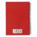 5 Star Office Twinbound Hardback A5 140Pg Berry (Pack of 5) FS943445