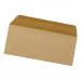 5 Star Office Envelopes FSC Wallet Recycled Lightweight Gummed 75gsm DL 220x110mm Manilla [Pack 1000] A90003