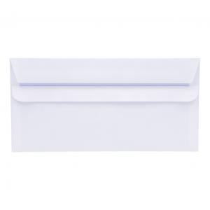 DL Wallet Envelope Self Seal 80gsm 220x110mm White Pack of 1000 B90024
