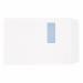 5 Star Office Envelopes Pocket Self Seal Window 90gsm C4 324x229mm White (Pack of 250) FSH90027