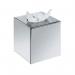 Devon Cube Tissue Box Holder Chrome (Pack of 6) 4458 FUP00356