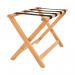 York Wooden Luggage Rack Light Wood 5187 FUP21375