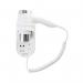 Kendal 1600 Wall Mounted Hair Dryer with Integrated Shaver Socket White 3004 FUP22686