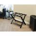 York Wooden Luggage Rack Black 9350 FUP24158