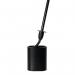 Sana Silicone Toilet Brush and Holder Black 10766 FUP24919