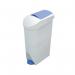 Sanitay Bin Pedal Operated 20 Litre WhiteBlue WR-FQ-1003 FW352442