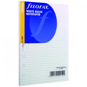Filofax Refill Personal Ruled Paper White (Pack of 30) 133008 FX133008